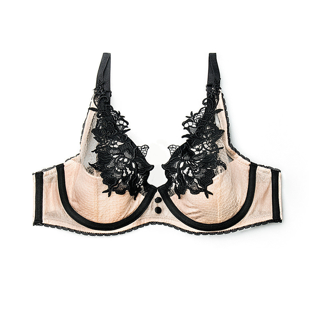 Mystical Plunge V Neck Bra - sofyee