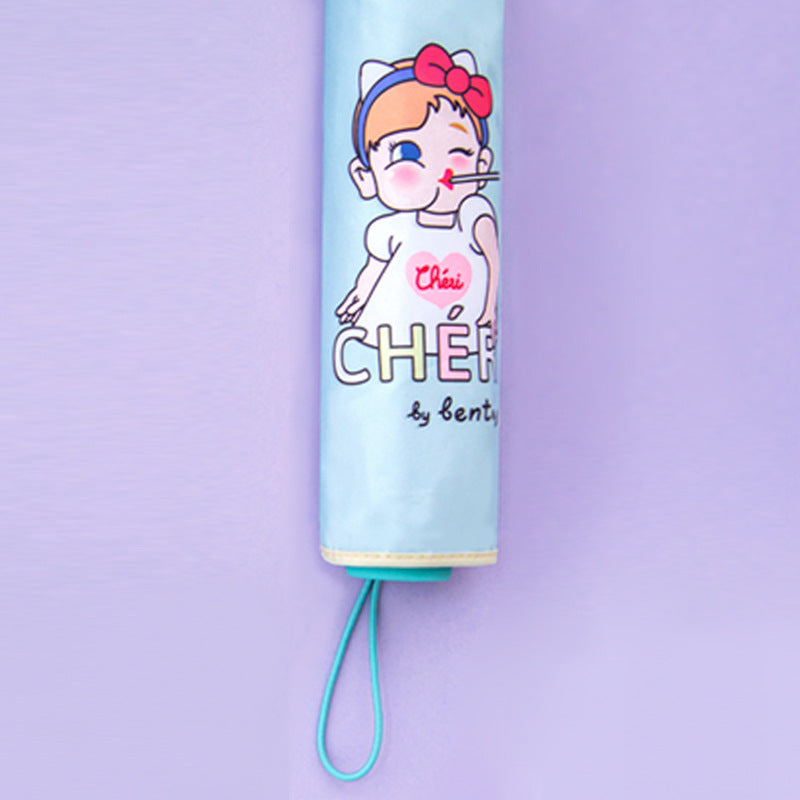Pastel Cartoon Kawaii Aesthetic Umbrella