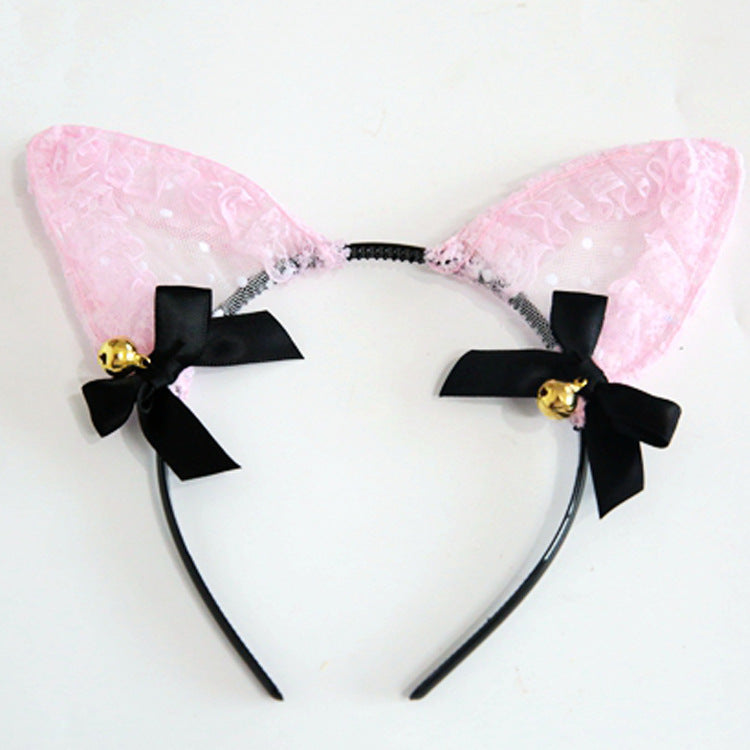 Kawaii sexy Versuchung Spitzen-Katzenohr-Stirnband