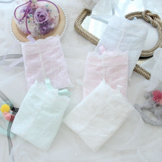 Sheer See Through Candy Color Lacy Cute Lace Sweetie Cheekie Panty