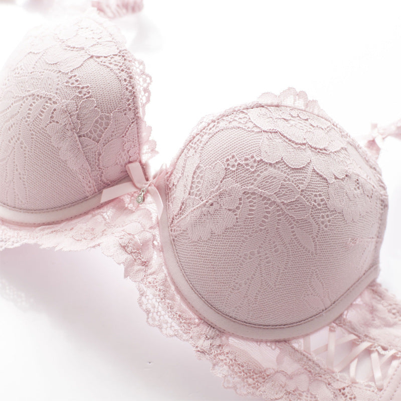 White Lace To Love Cute Sweet Bras And Panty Set