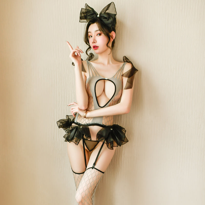 Sofyee  Sexy Anime  Hollow Bow Sweetheart Princess Dress