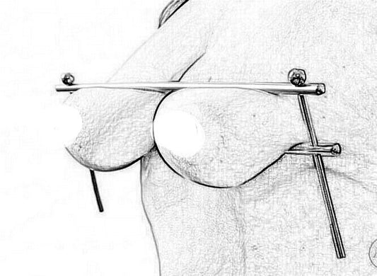 Metal Breast Torture - Bondage