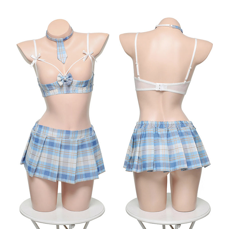 Japanese School Girl Uniform Open Cup Sexy
