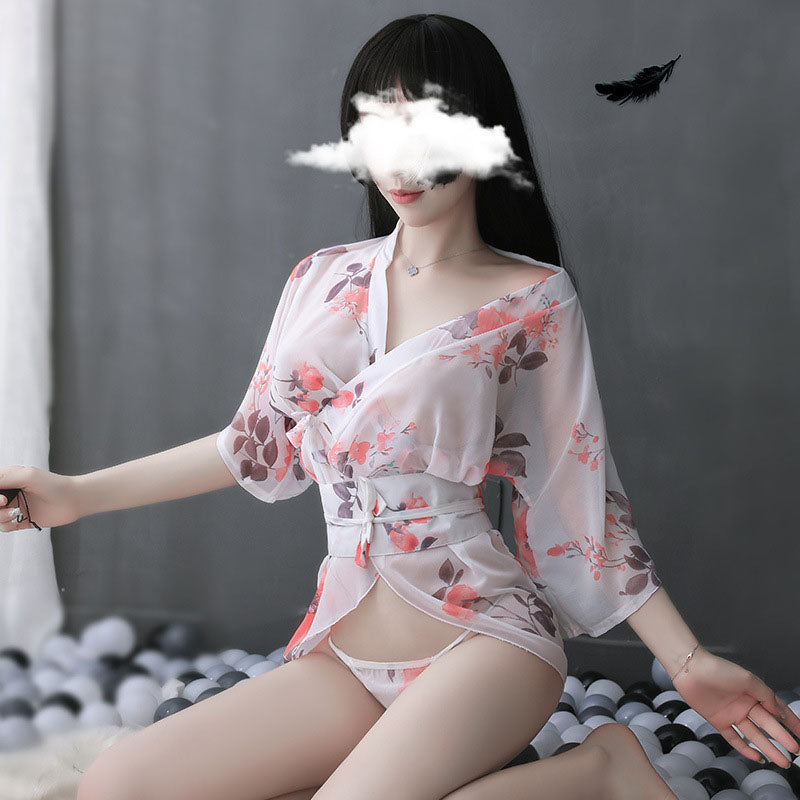 Japanese Sexy Squid Girl-Floral
