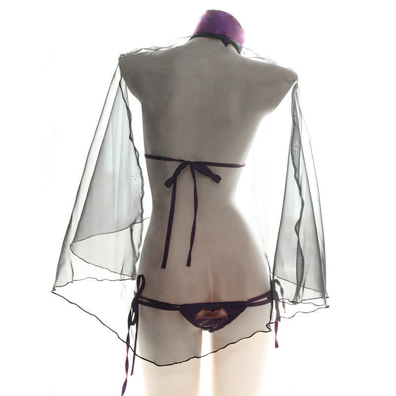 Sofyee Sexy Hollow Cape Bikini