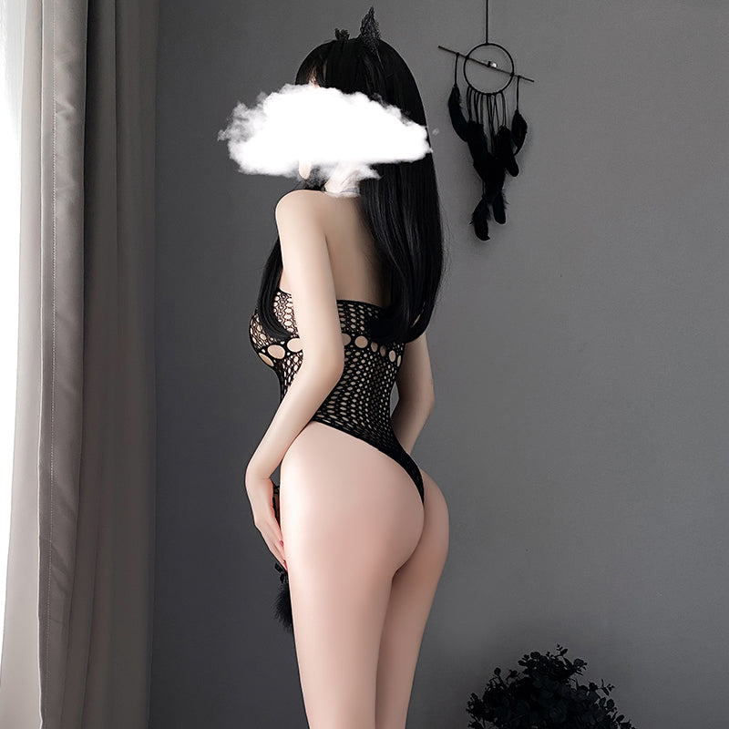 Bondage Fishnet Bodysuit