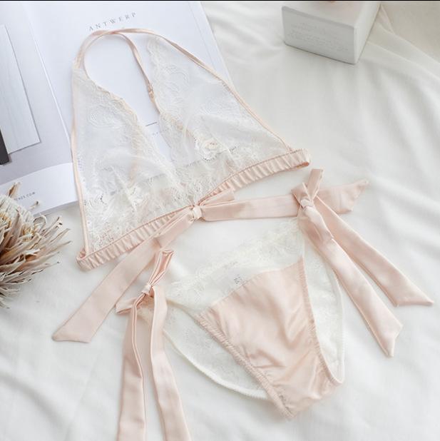 Happy Weekend Rose Pink Angel Cute Sweetie Baby Bralette Set
