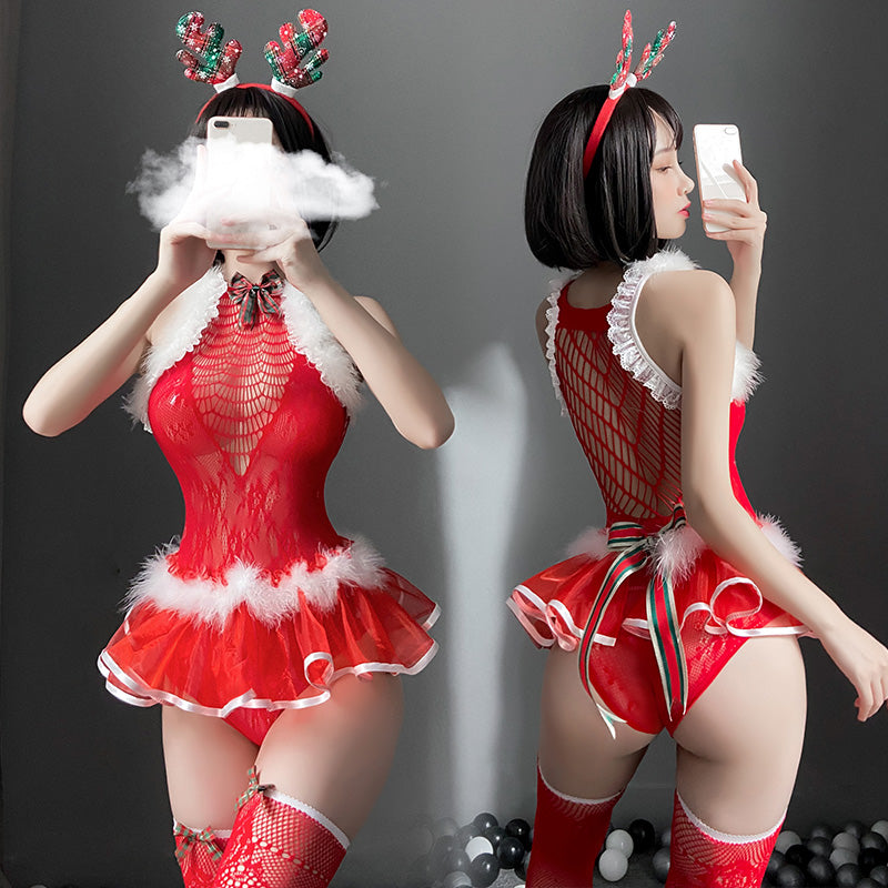 Sexy Cosplay Christmas Princess Dress Uniform Underwear