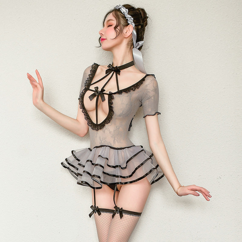 Sexy Anime Apron-Lace