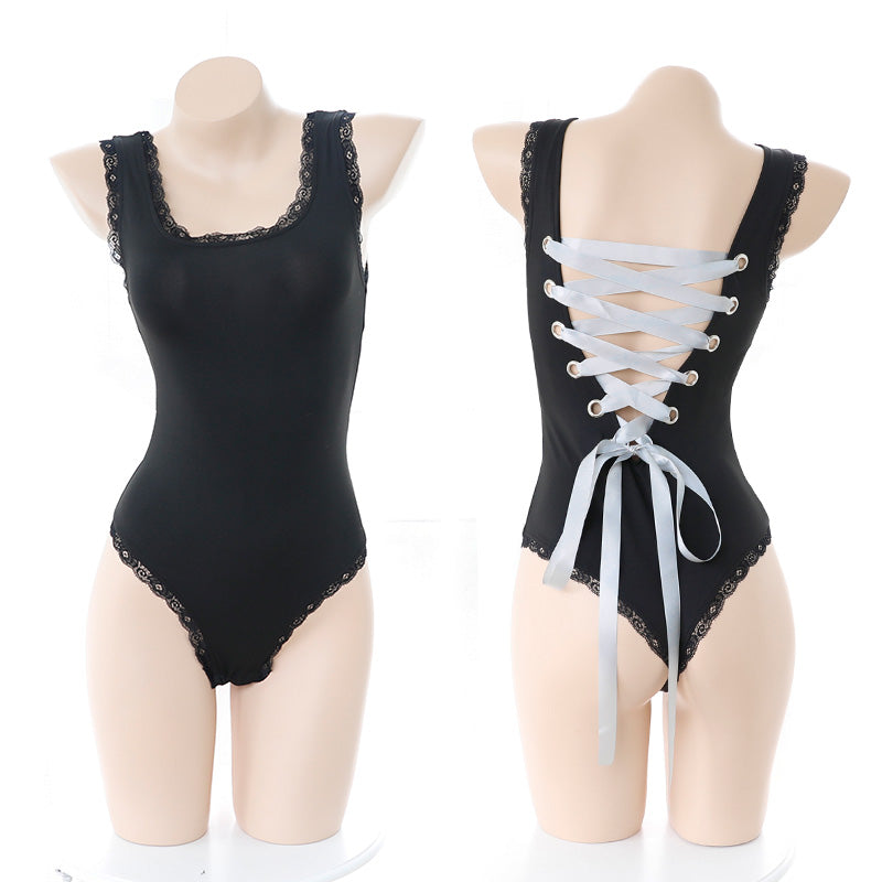 Japanese Anime Lace School Swimsuit