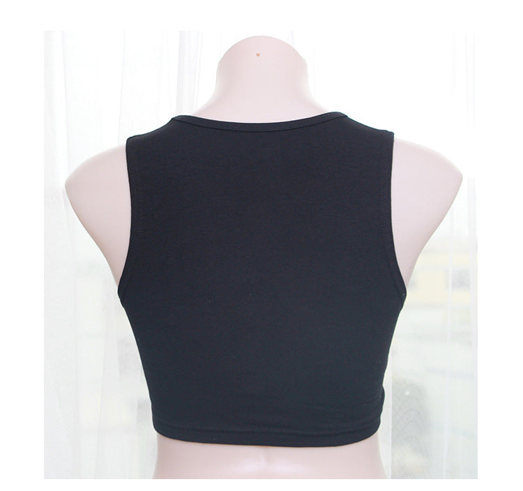 Cat Anime Keyhole Hello Kitty Neko Kawaii Tank Top