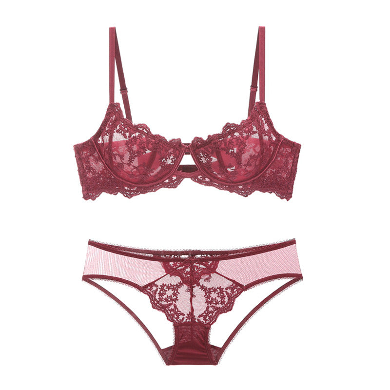 Complete Innocence See Through All Over Bra & Panty Set