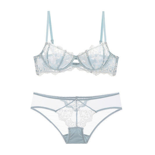 Complete Innocence See Through All Over Bra & Panty Set