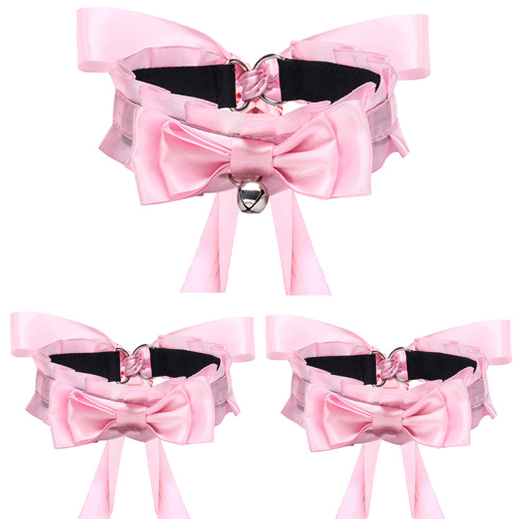 Sexy Halsband und Handschellen, dreiteiliges Set, Sexspielzeug