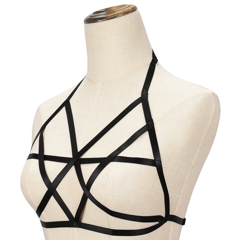 Gothic Bondage Straps Top