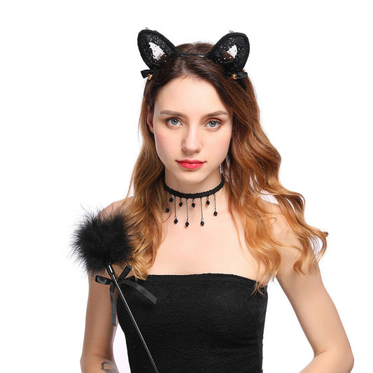 Kawaii sexy Versuchung Spitzen-Katzenohr-Stirnband