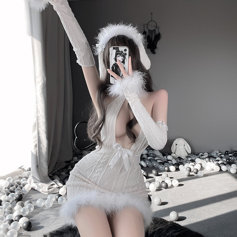 Virgin Killer Kawaii Open Sweater