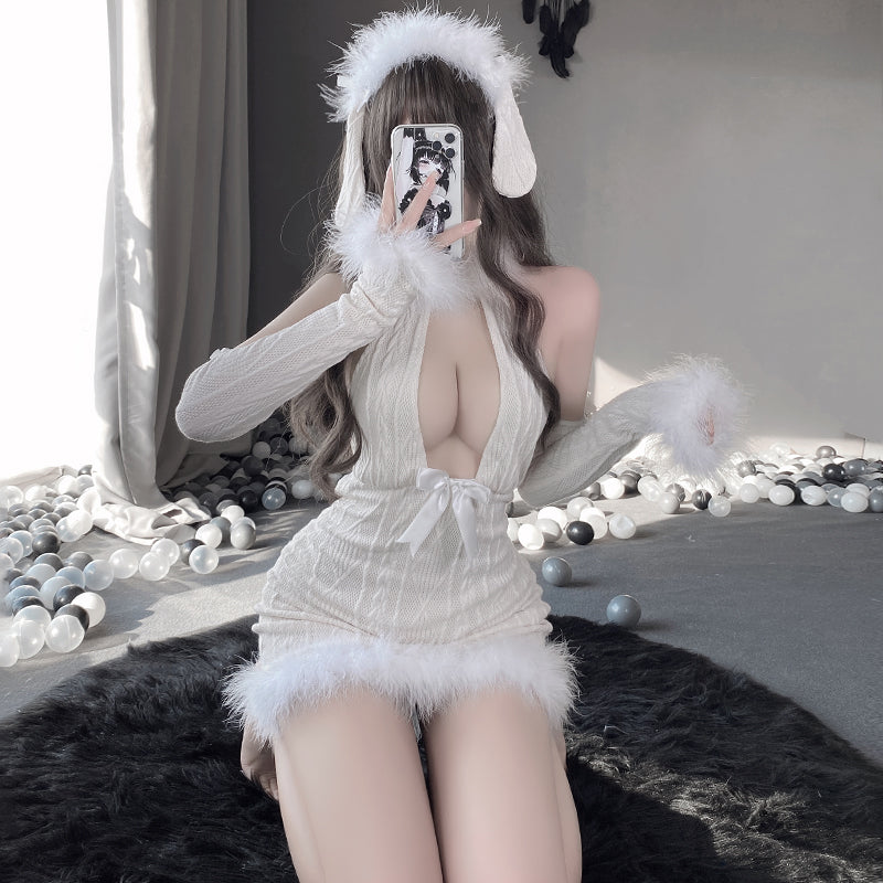 Virgin Killer Kawaii Open Sweater