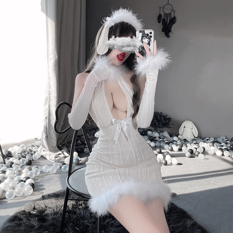Virgin Killer Kawaii Open Sweater