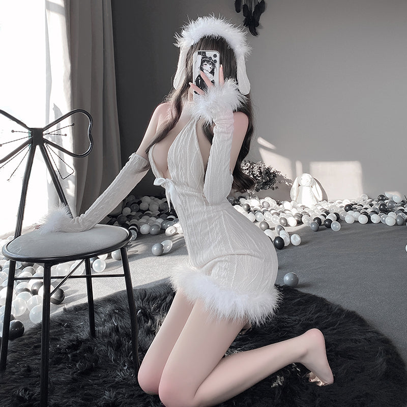 Virgin Killer Kawaii Open Sweater