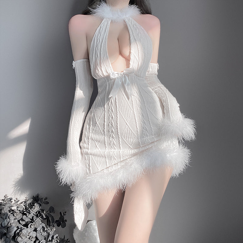 Virgin Killer Kawaii Open Sweater