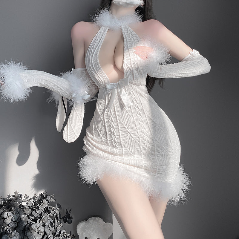 Virgin Killer Kawaii Open Sweater