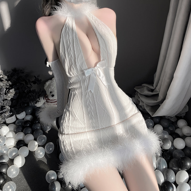 Virgin Killer Kawaii Open Sweater