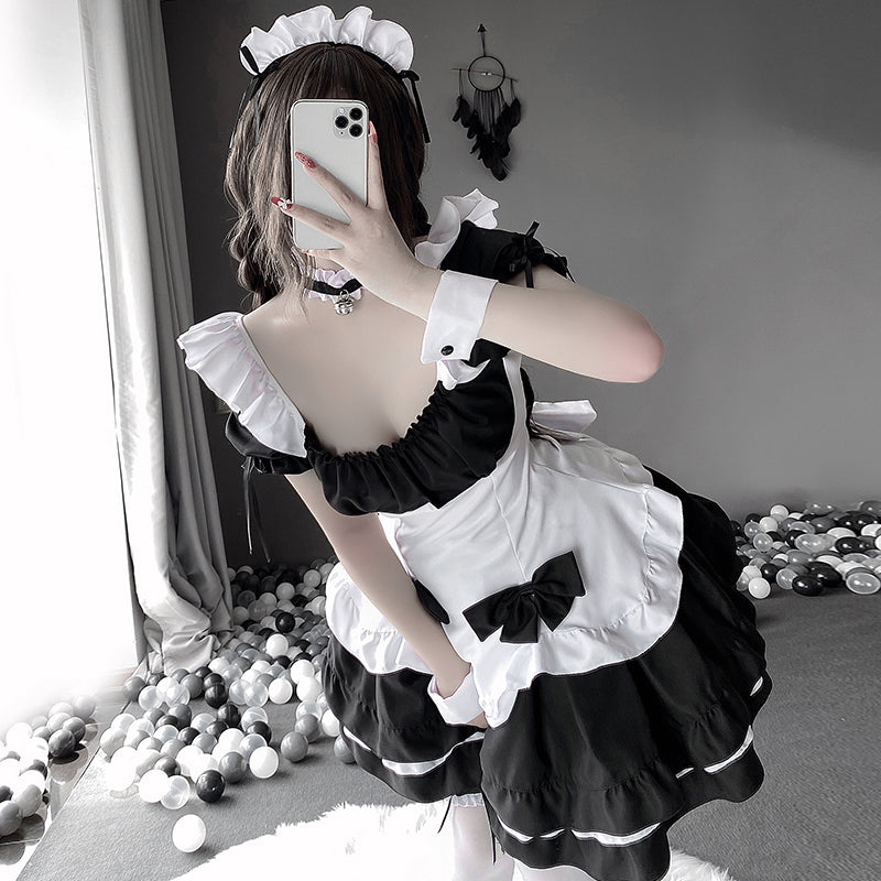 日本のセクシーなメイドドレスセット
