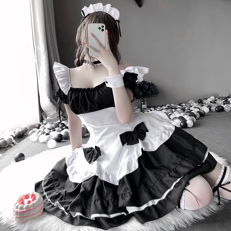 日本のセクシーなメイドドレスセット