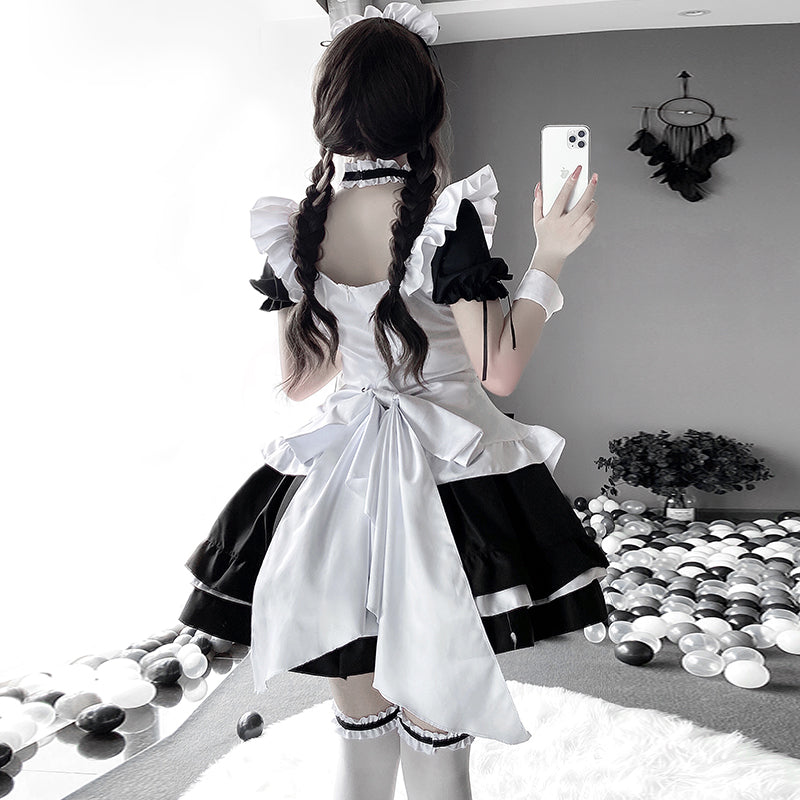 日本のセクシーなメイドドレスセット
