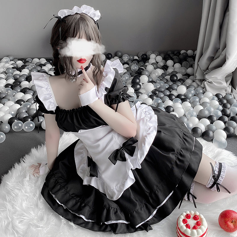 日本のセクシーなメイドドレスセット