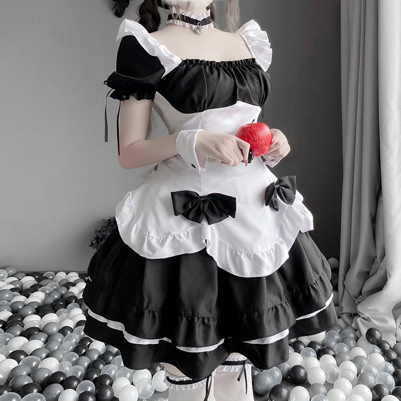日本のセクシーなメイドドレスセット