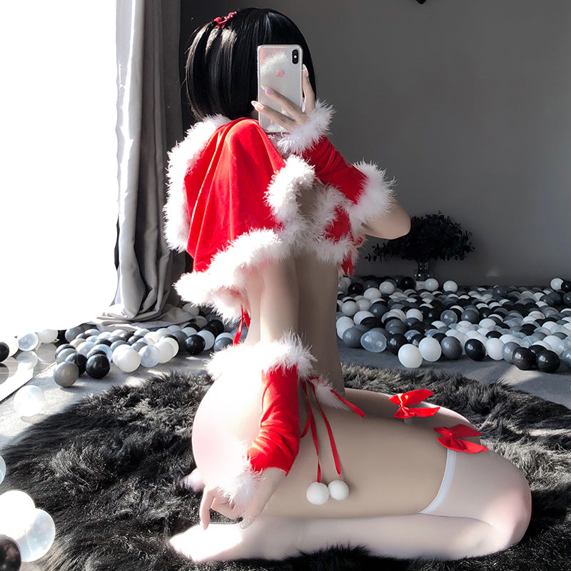 Sexy sinnlicher Anime-Weihnachts-Body 