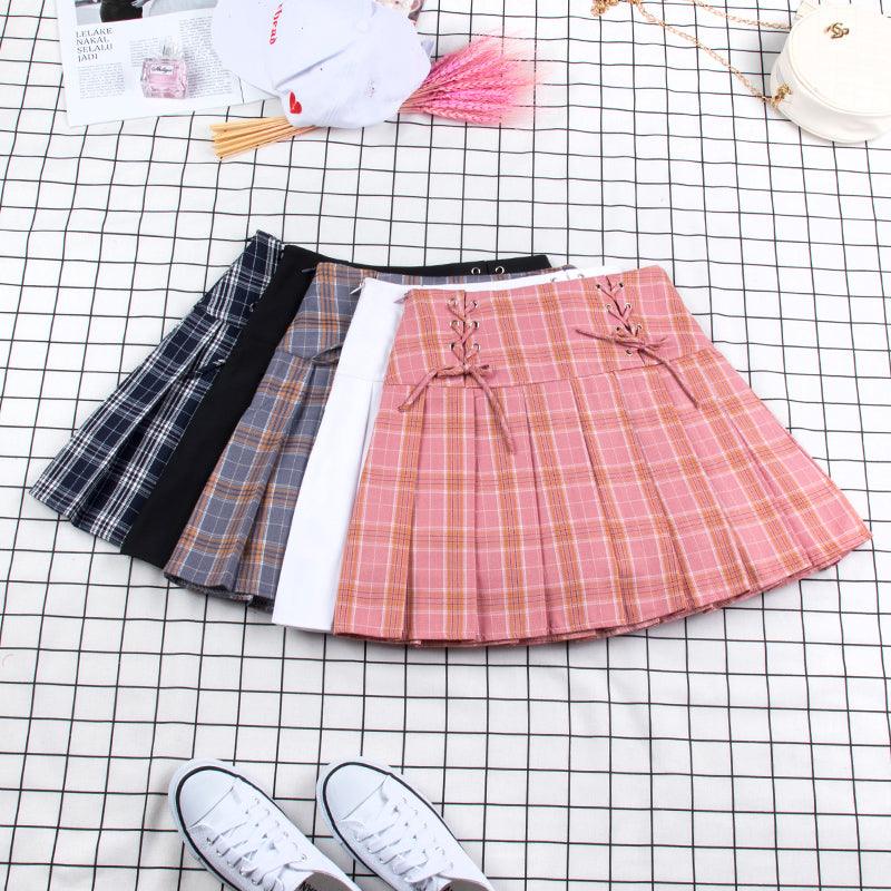 School Girl Grid Skirt
