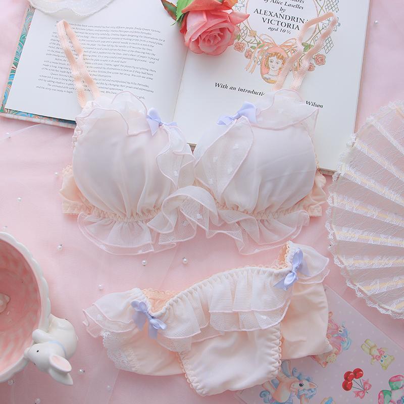 Sofyee Snow White Ruffle  Sweetie Baby Bralette Set