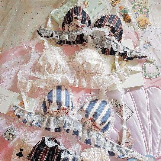 Sofyee Japanese Lolita Bralette Set