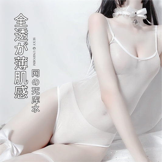 Sensual  Girl School Swimsuit