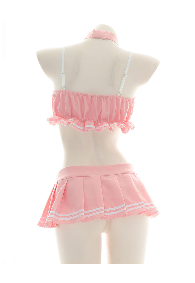 Sexy Anime Kawaii Neko Keyhole Cat School Girl
