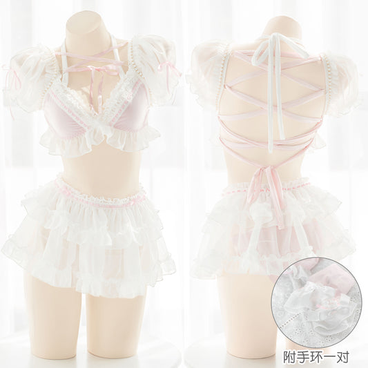 Sexy Kawaii Ruffle Anime Bride