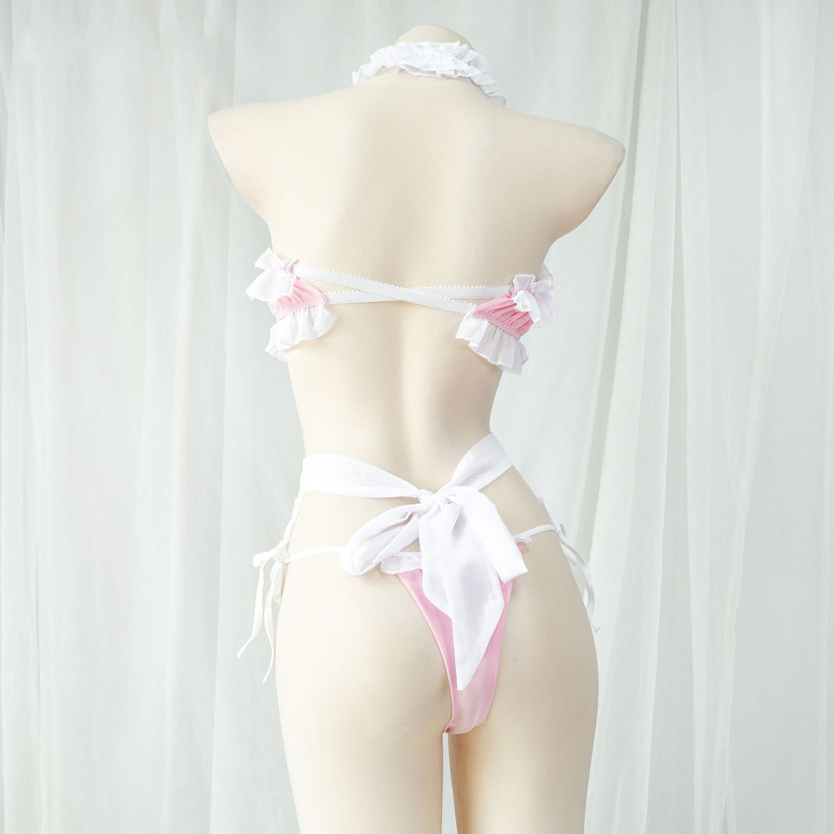 Pink Japanese Kawaii Anime  Maid -Pink Maid