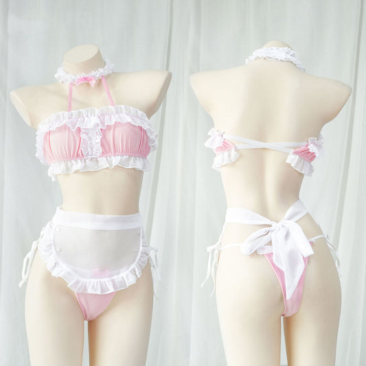 Pink Japanese Kawaii Anime  Maid -Pink Maid