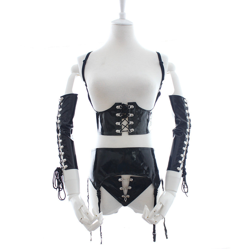 Bondage Lace Up Set