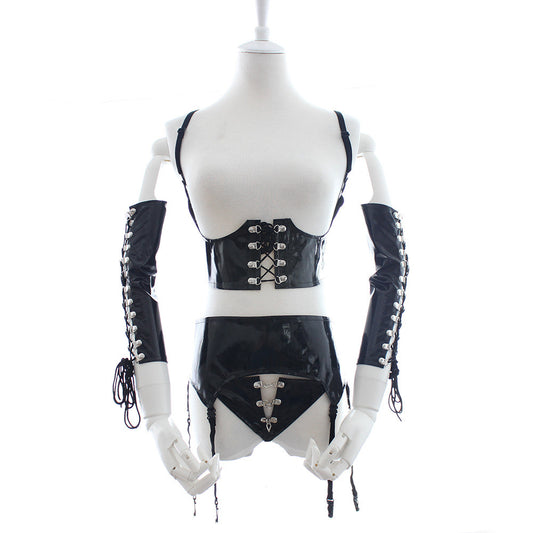 Bondage Lace Up Set
