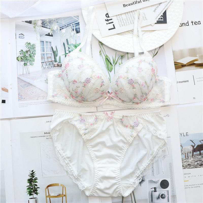Sweetie Little Flower Bras And Panty Set