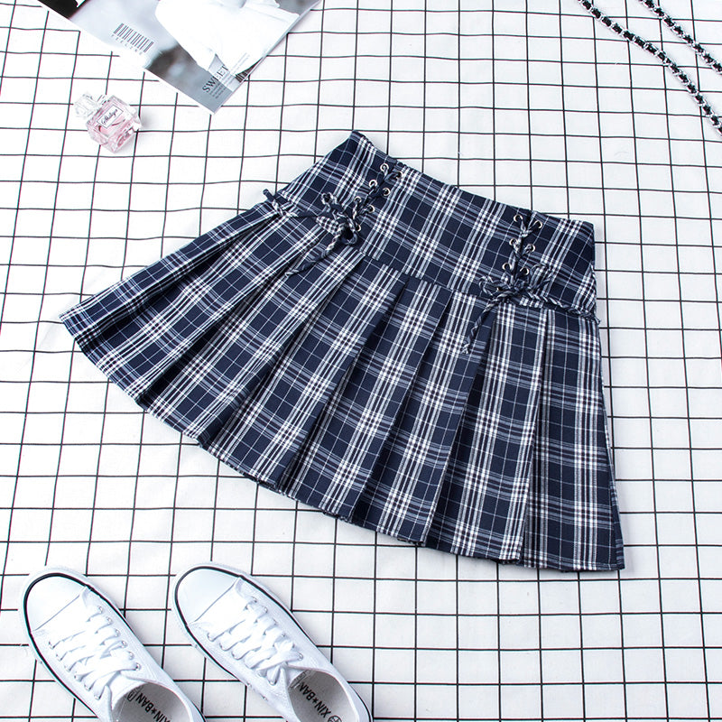 School Girl Grid Skirt