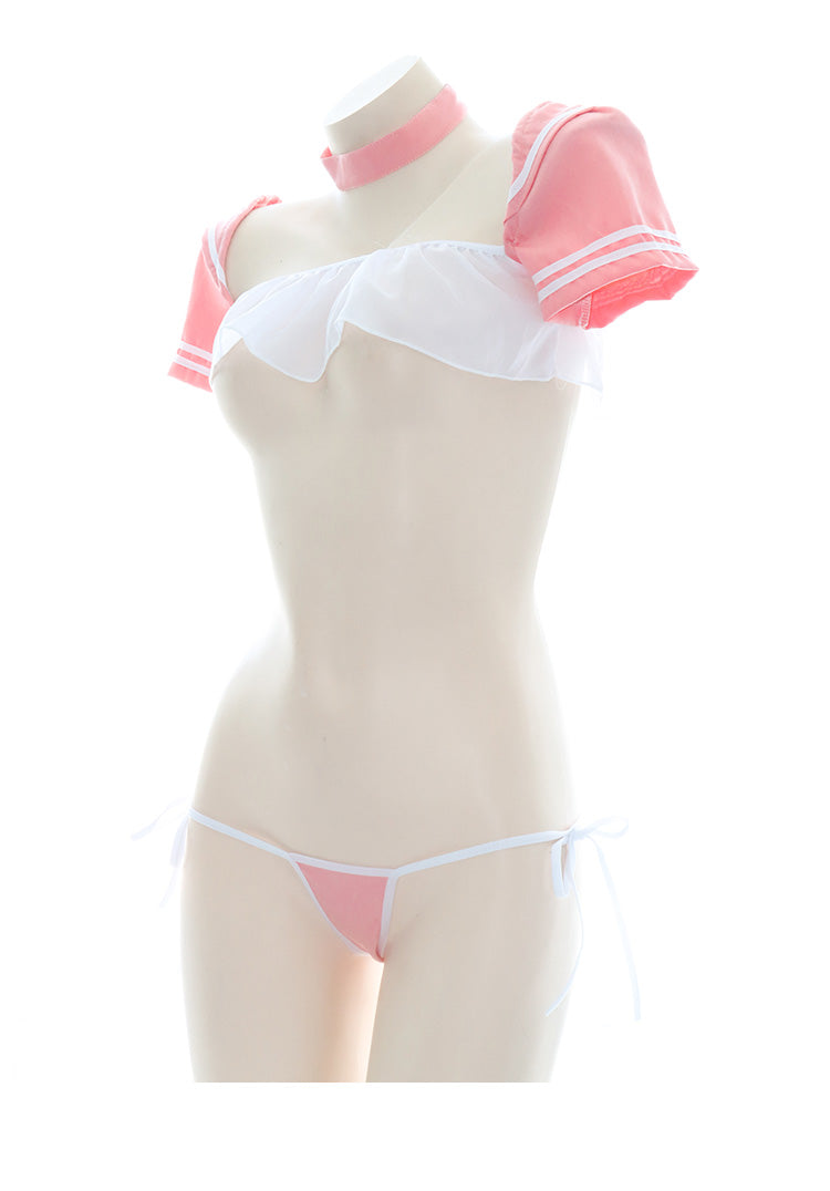 Ruffle Japanse Sexy School Girl Cosplay