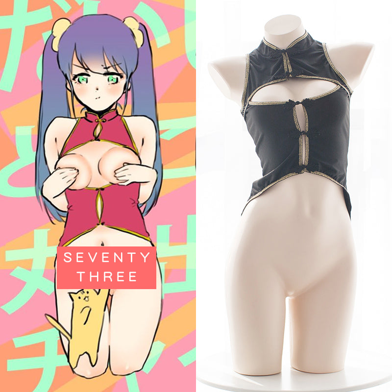 Sexy Amine School Girl Kawaii Hot Open Cup Lingerie