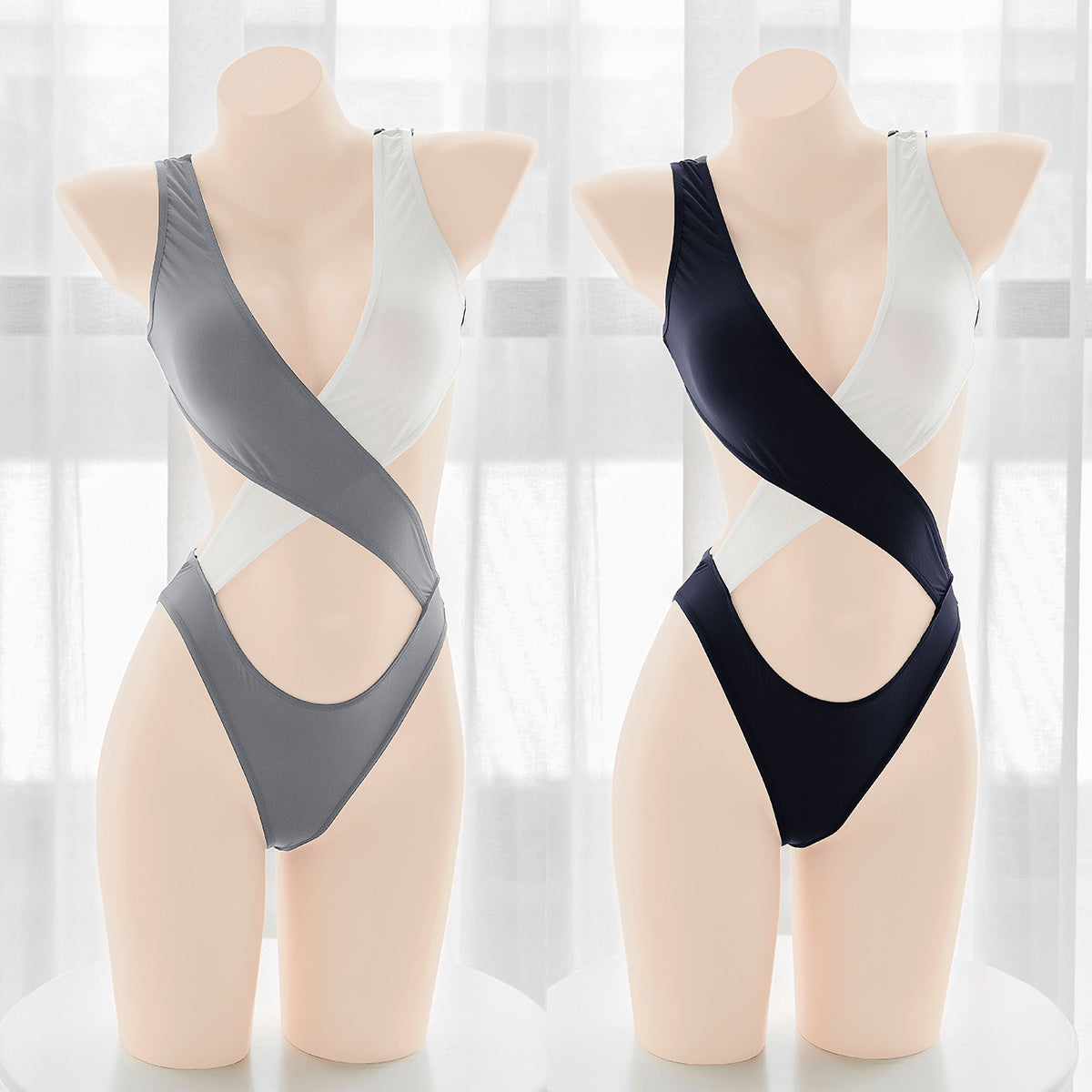 Sexy Kawaii Badeanzug Cross Bodysuit