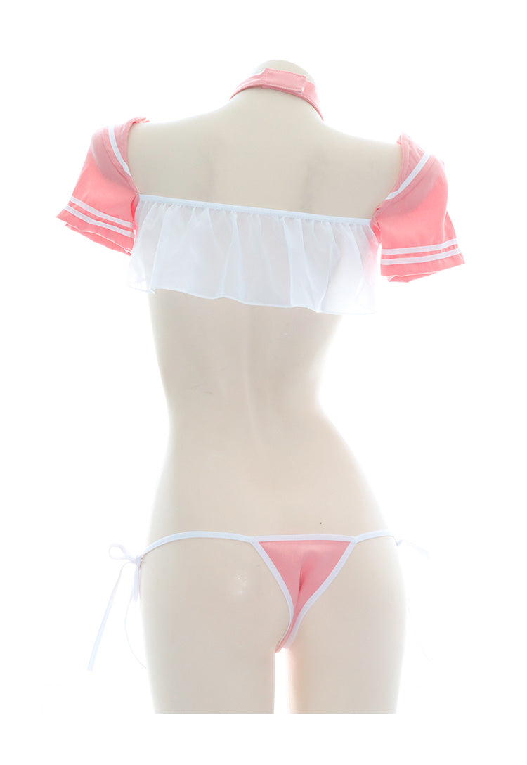 Ruffle Japanse Sexy School Girl Cosplay